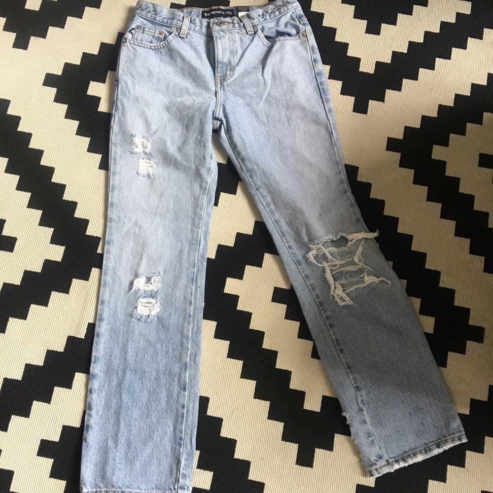 Vintage Express Destroyed Distressed Jeans